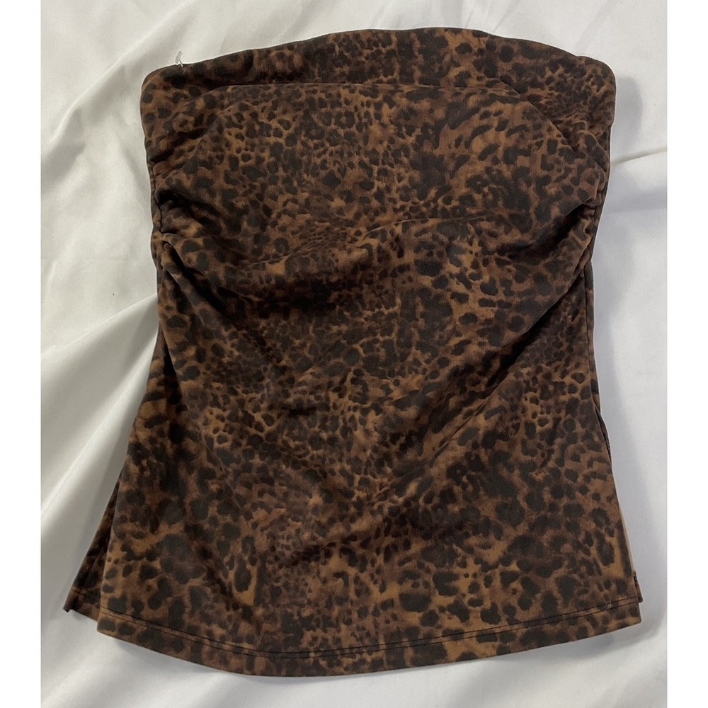 Unbranded Animal Print Tube Top Sleeveless Women's Size M Casual/travel 179